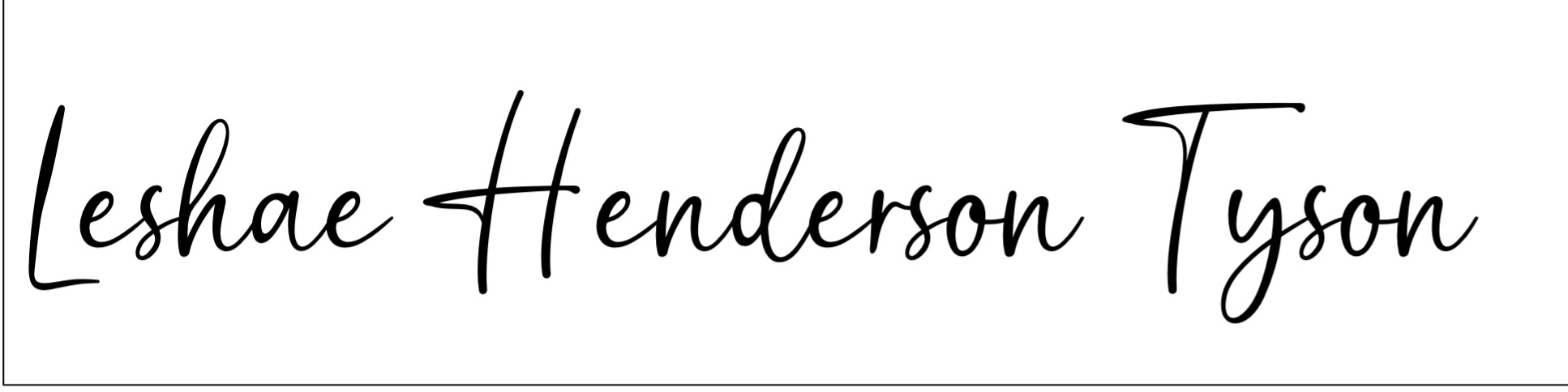 Leshae Henderson Tyson